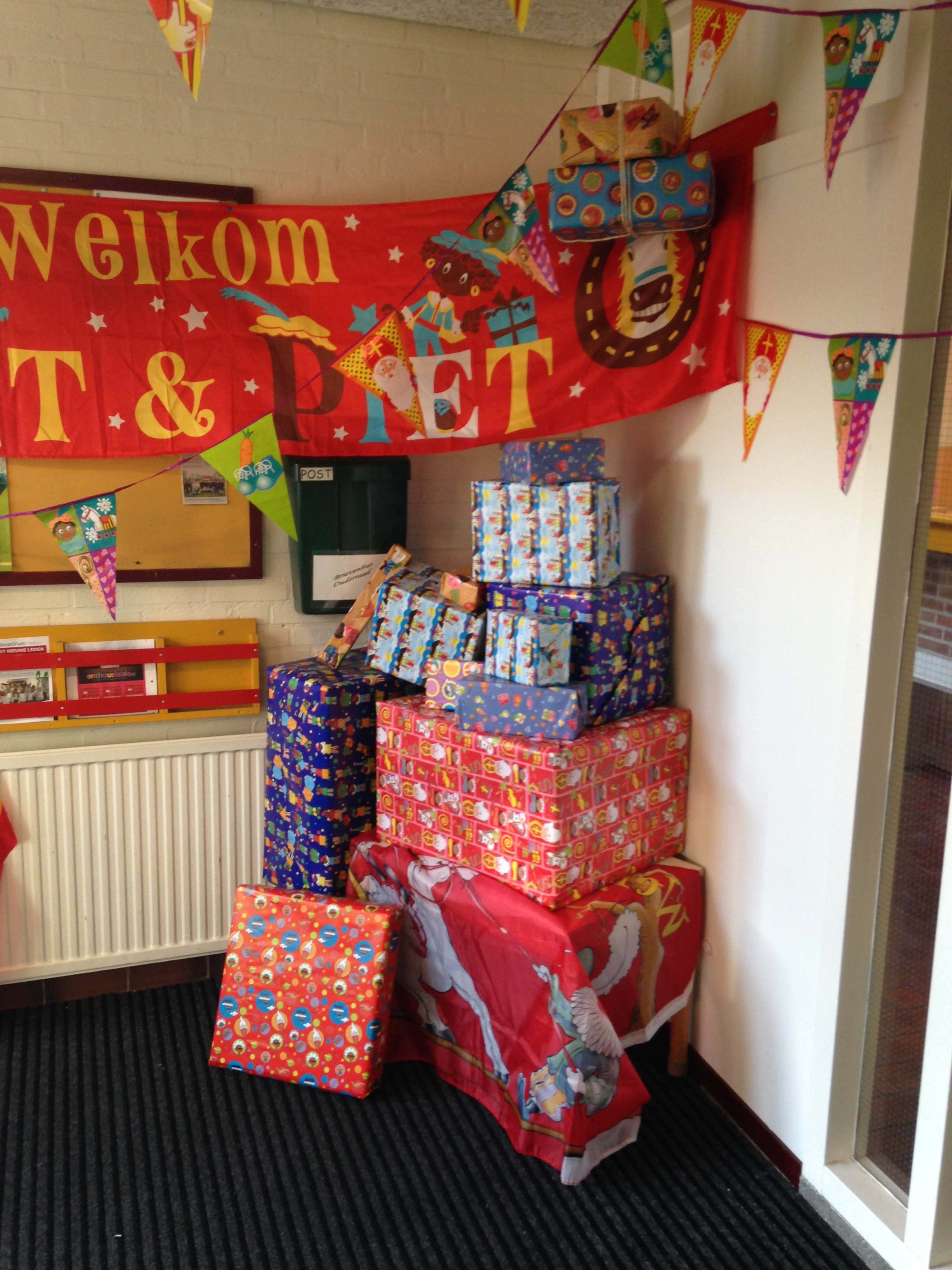 We zijn klaar voor een gezellig feest! 