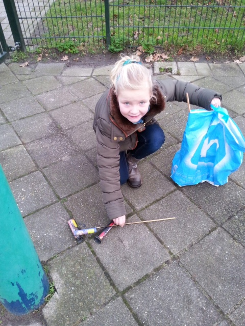 Al het vuurwerk weg!