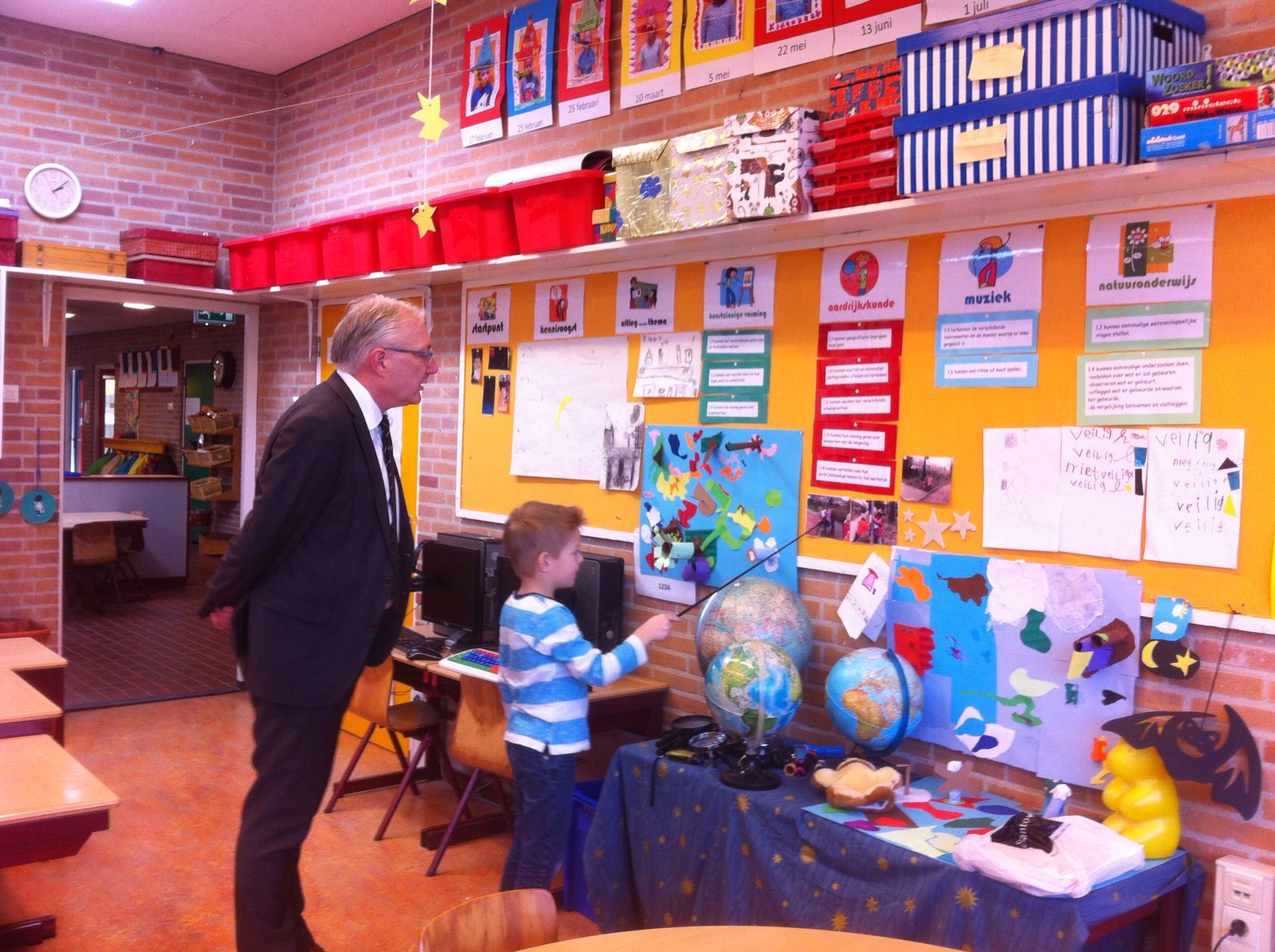 Bezoek van de burgemeester