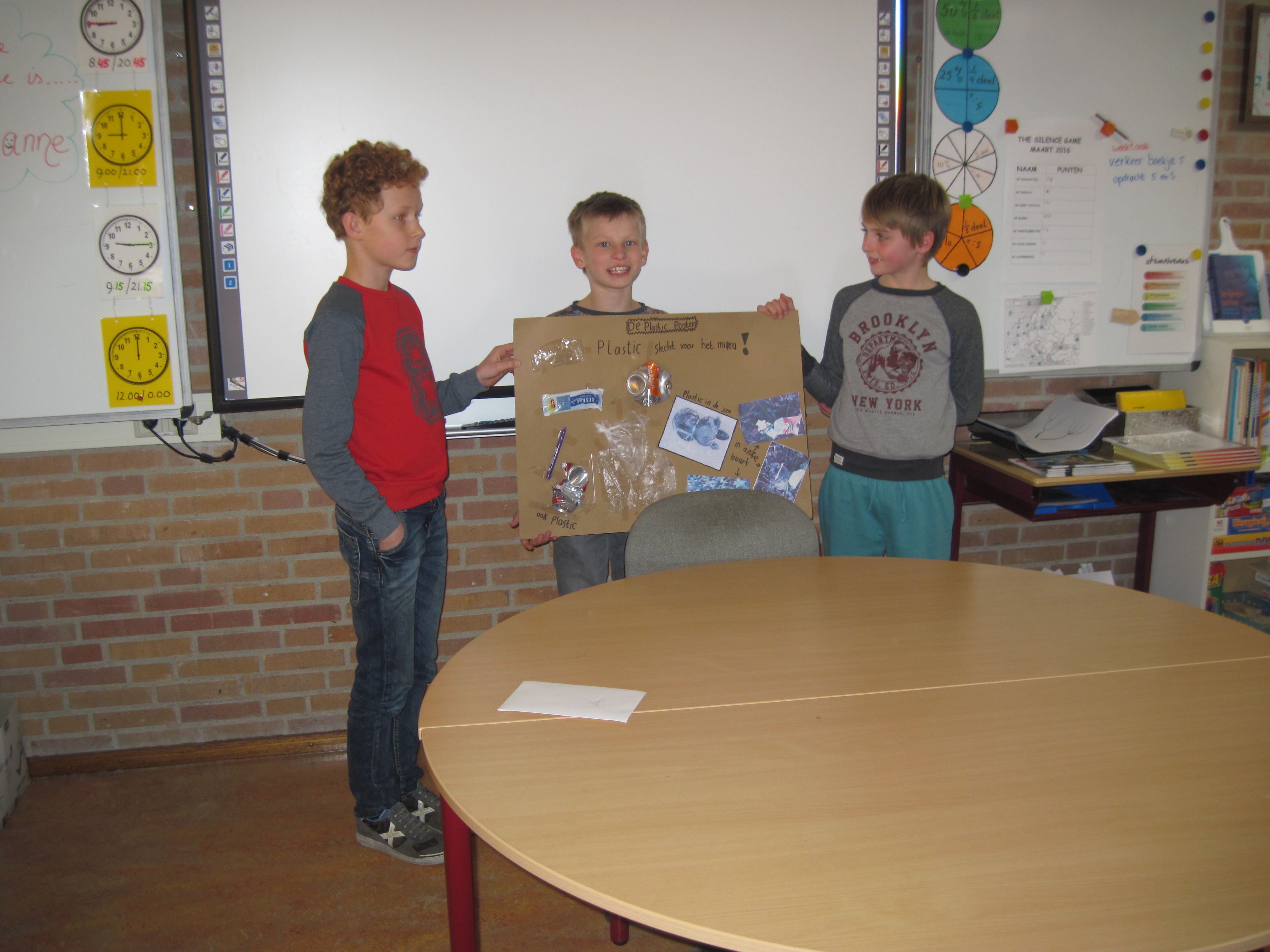 Groep 7 sluit project af