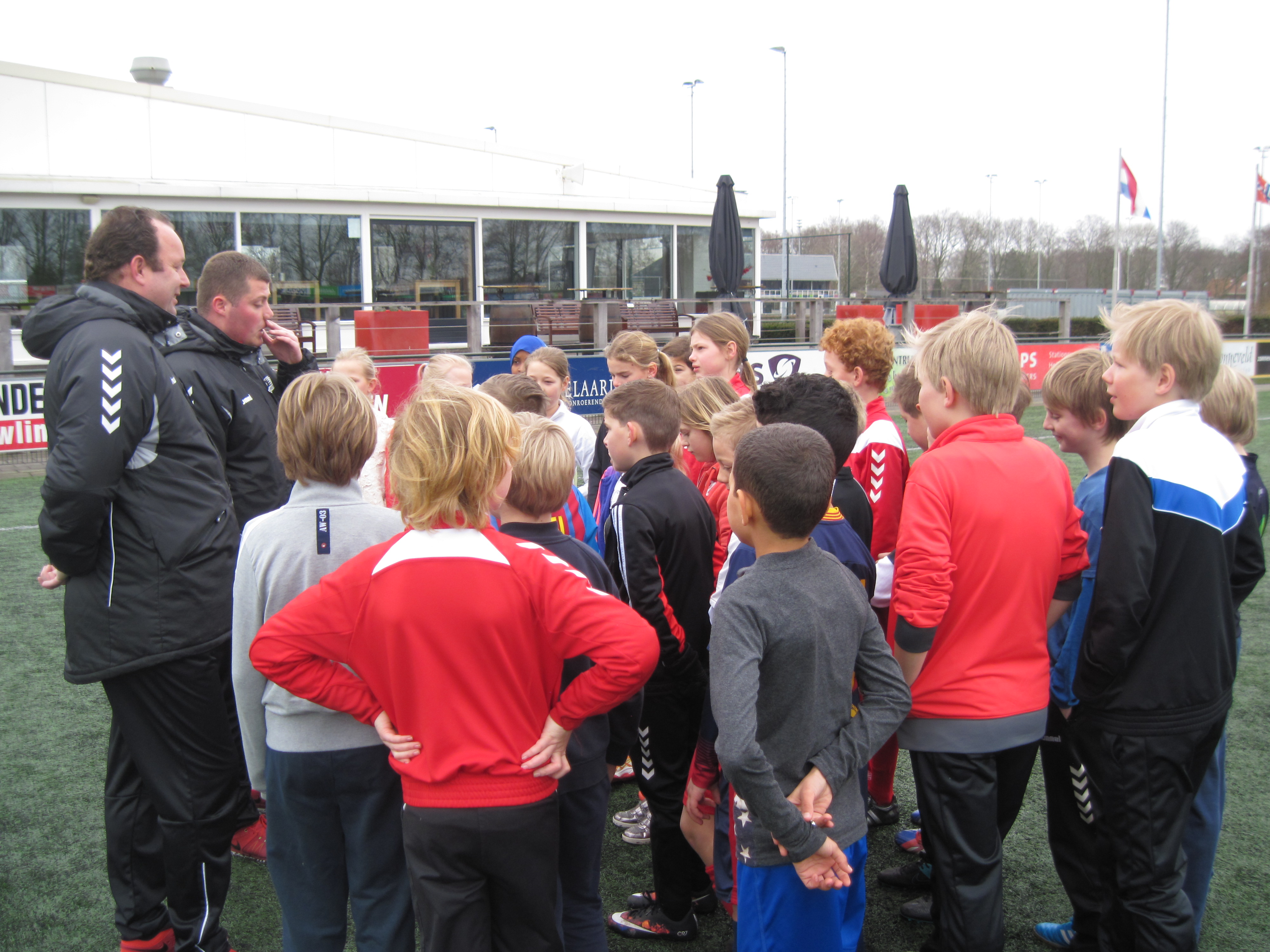 Schoolvoetbal groep 7