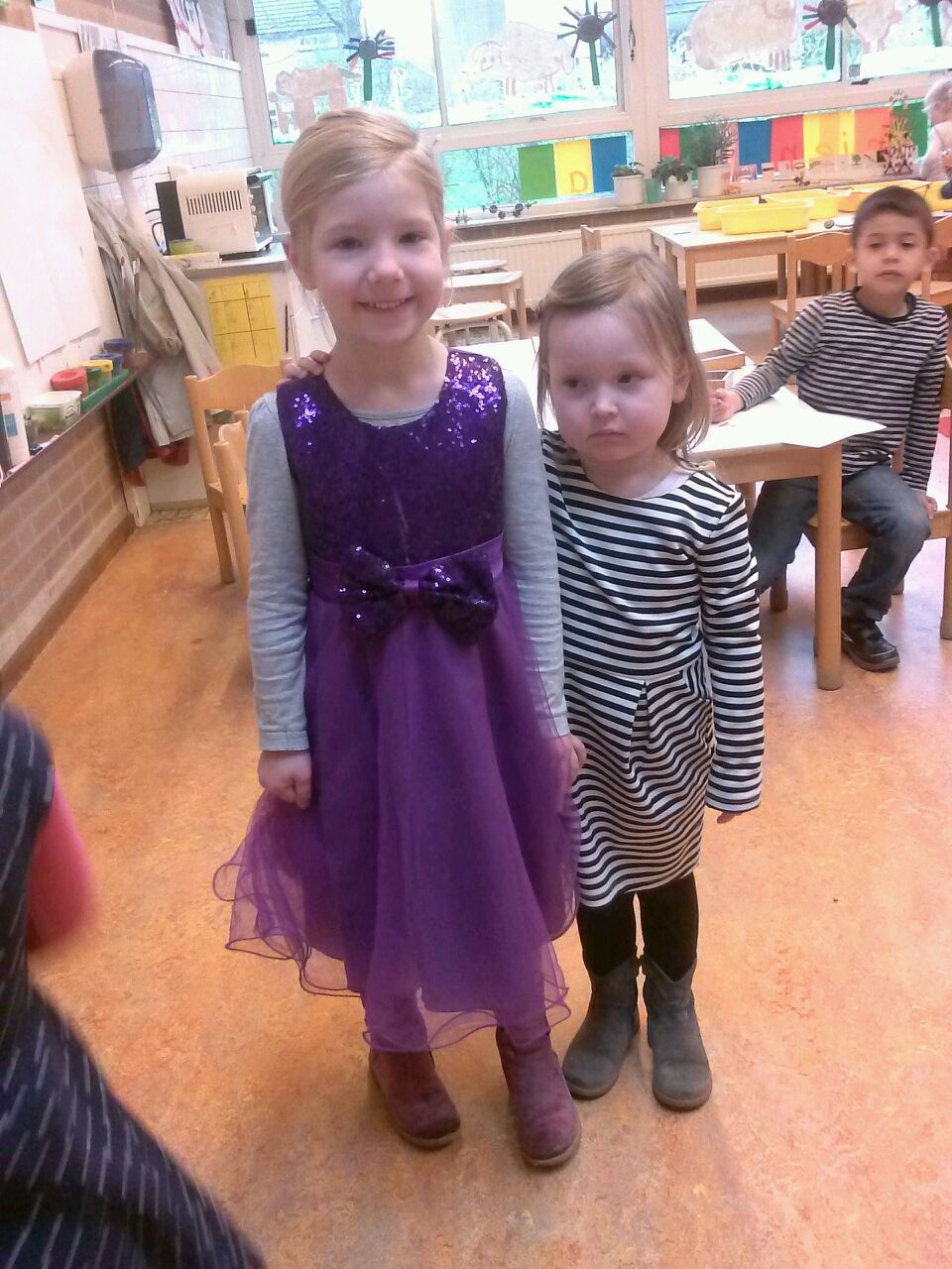 Vriendjesdag in groep 1 en 2