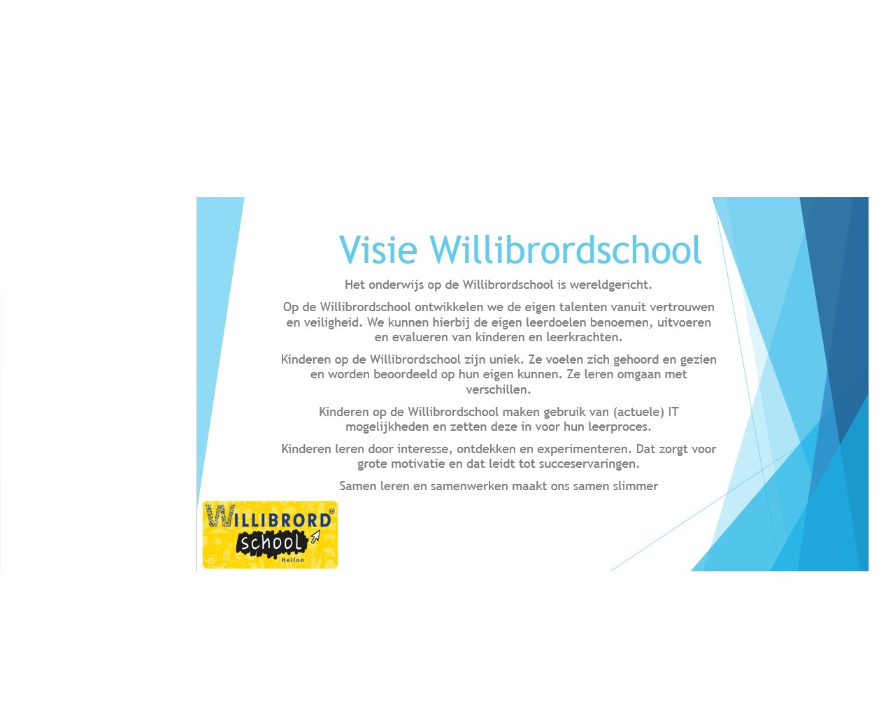 Visie Willibrordschool