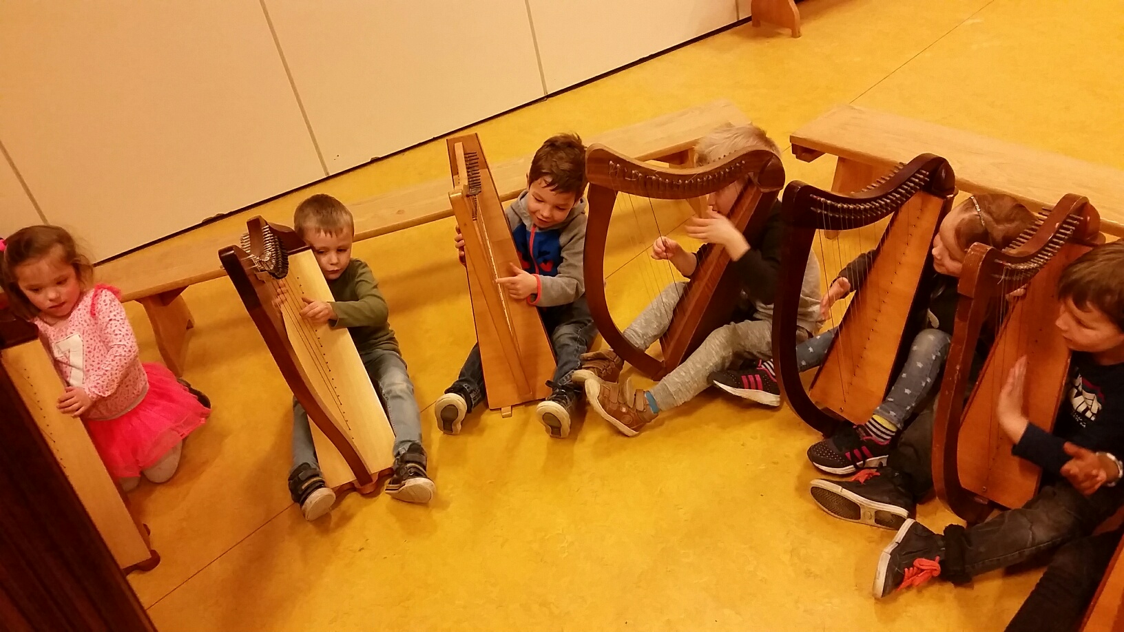 Muzikale workshop van groep 1 - 2