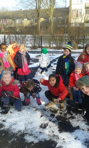 sneeuwpop groep 1  2