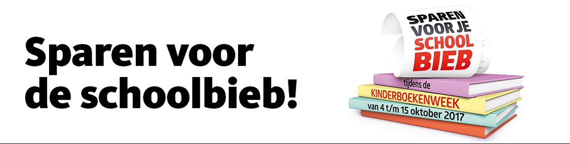 Spaart u mee voor de schoolbieb?