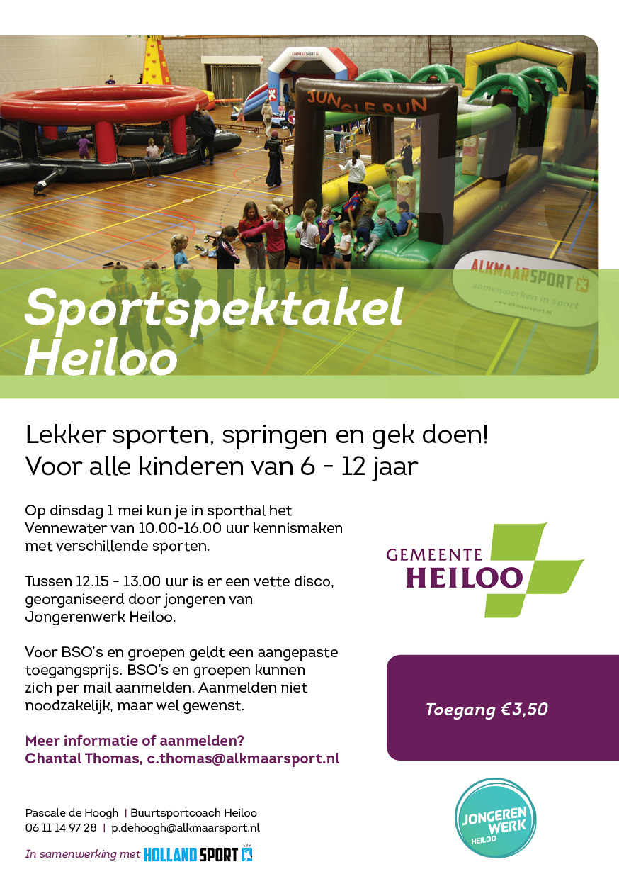 Sportspektakel in de voorjaarsvakantie?