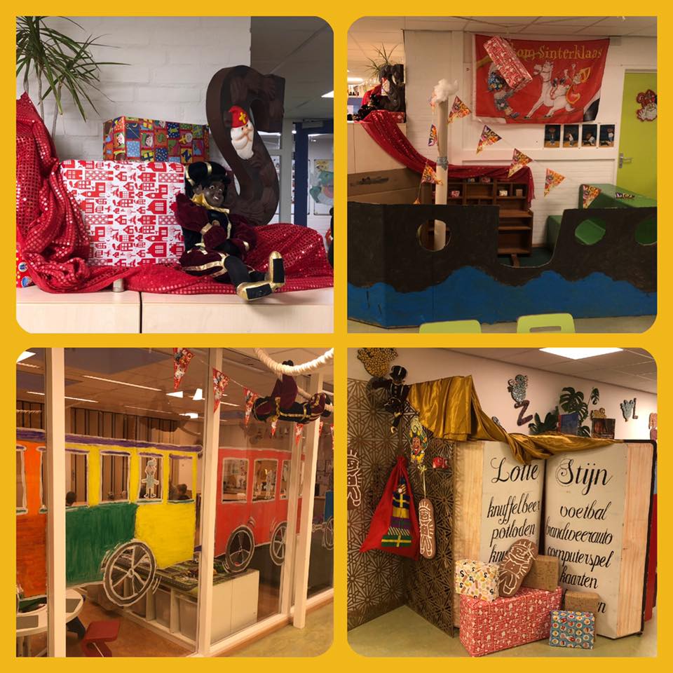 Wat een prachtig versierde school!