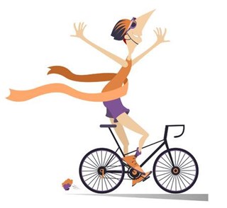 85773504-cartoon-man-rijdt-op-een-fiets-en-wint-de-race-geÃ¯soleerd-glimlachende-man-in-helm-rijdt-op-een-fiet