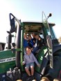 Mannen in de traktor