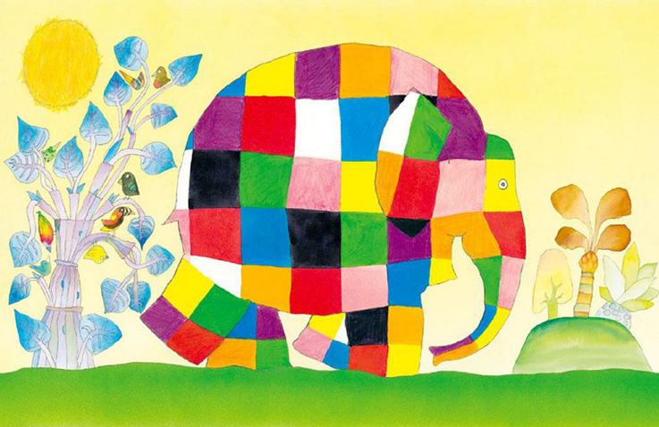PPO-NK olifant meerkleurig