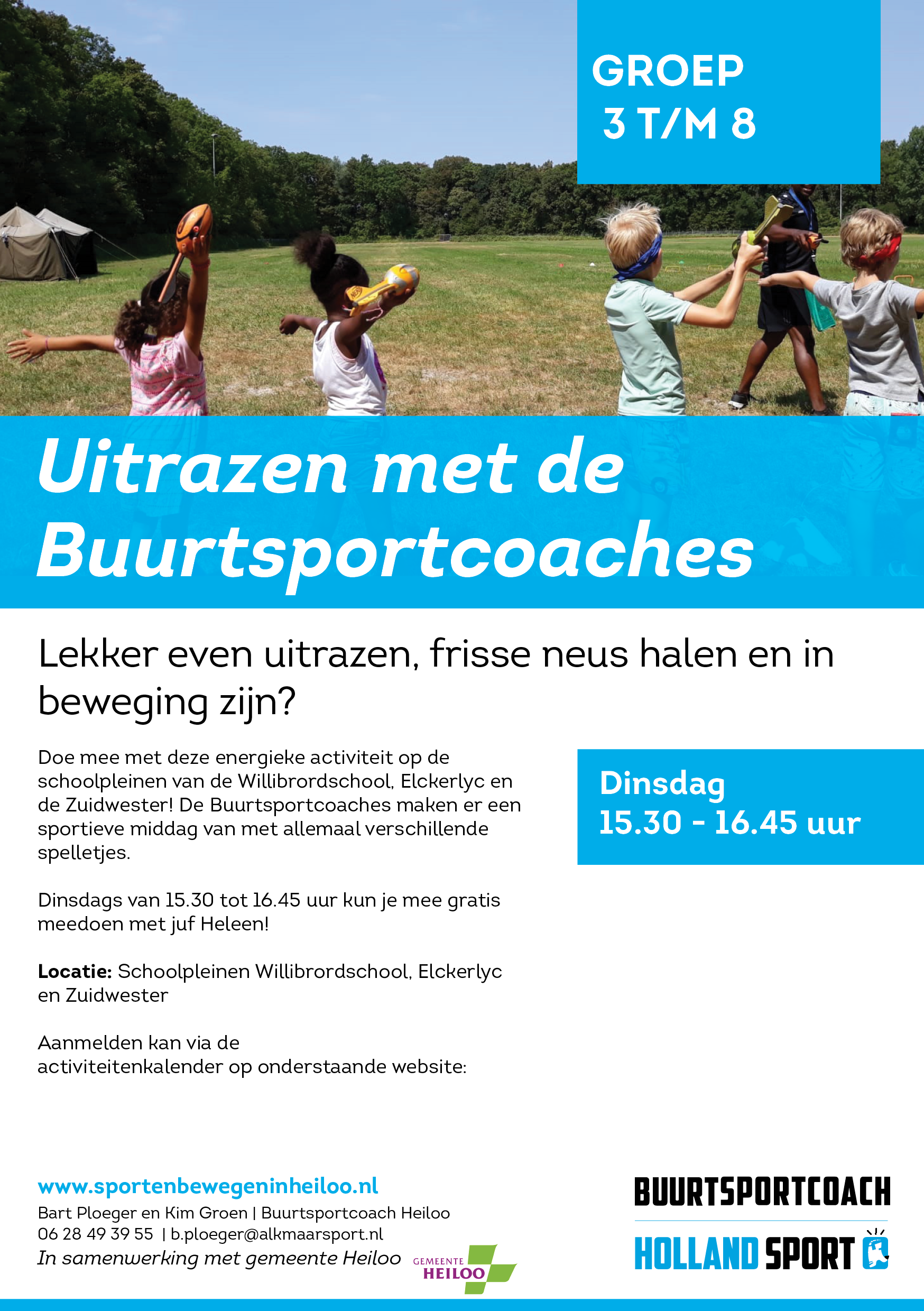 Lekker en leuk buiten spelen! 