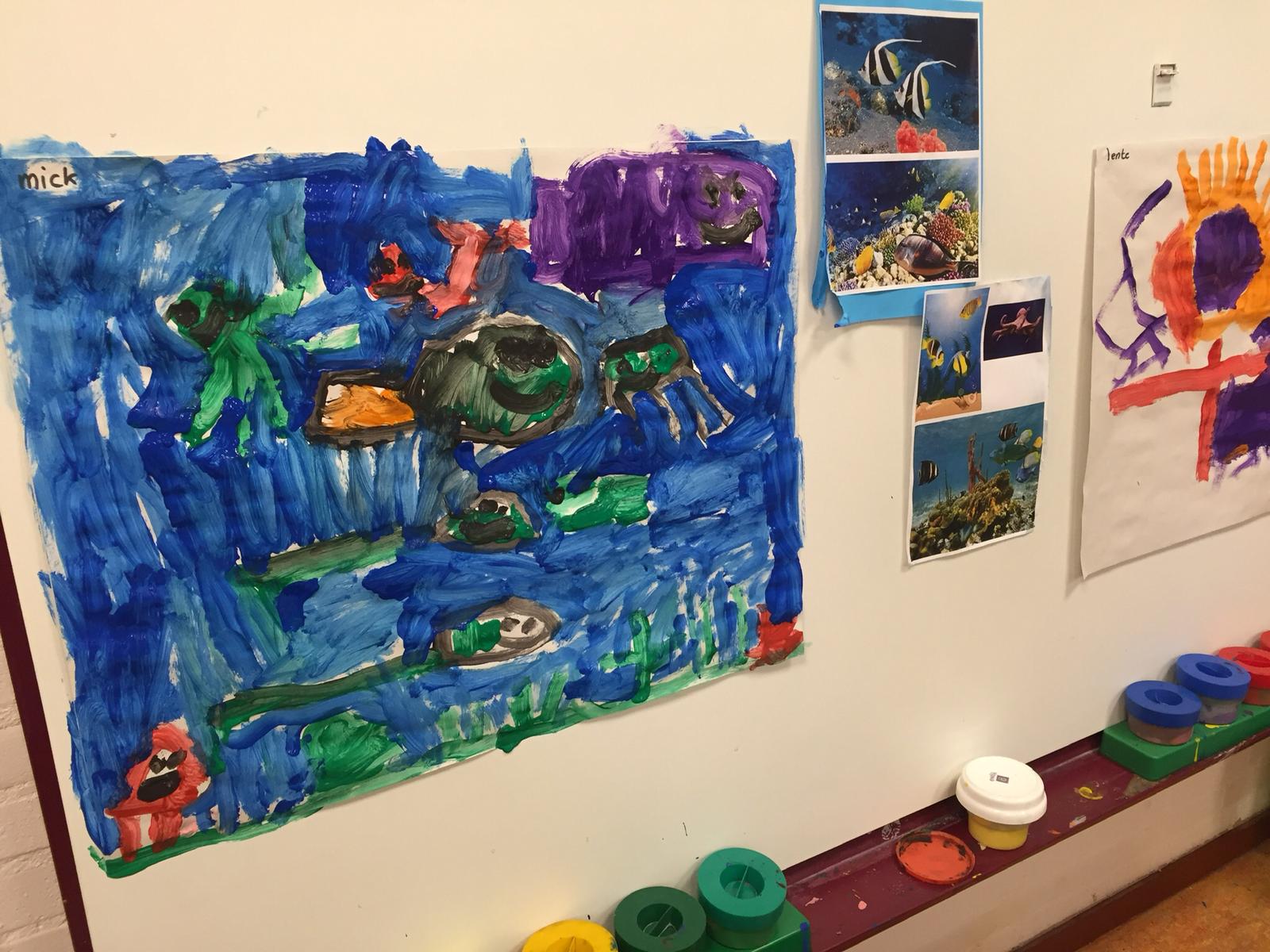 De een-na-laatste week van groep 1/2 a