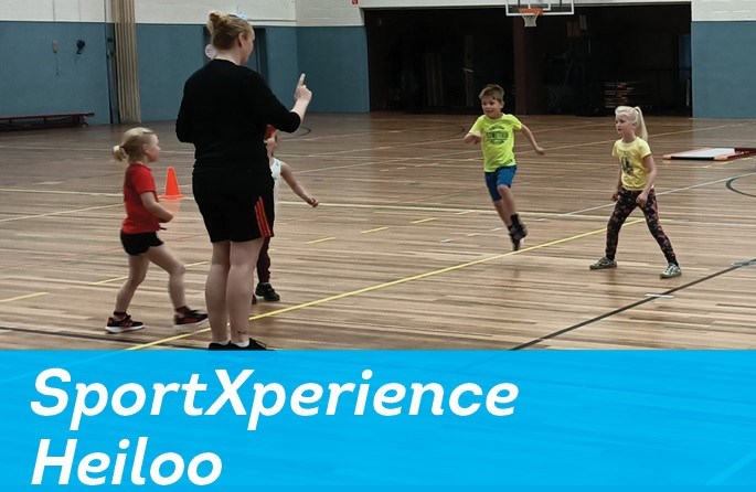Heiloo - SportXperience 6 7 jaar - Flyer september - logo
