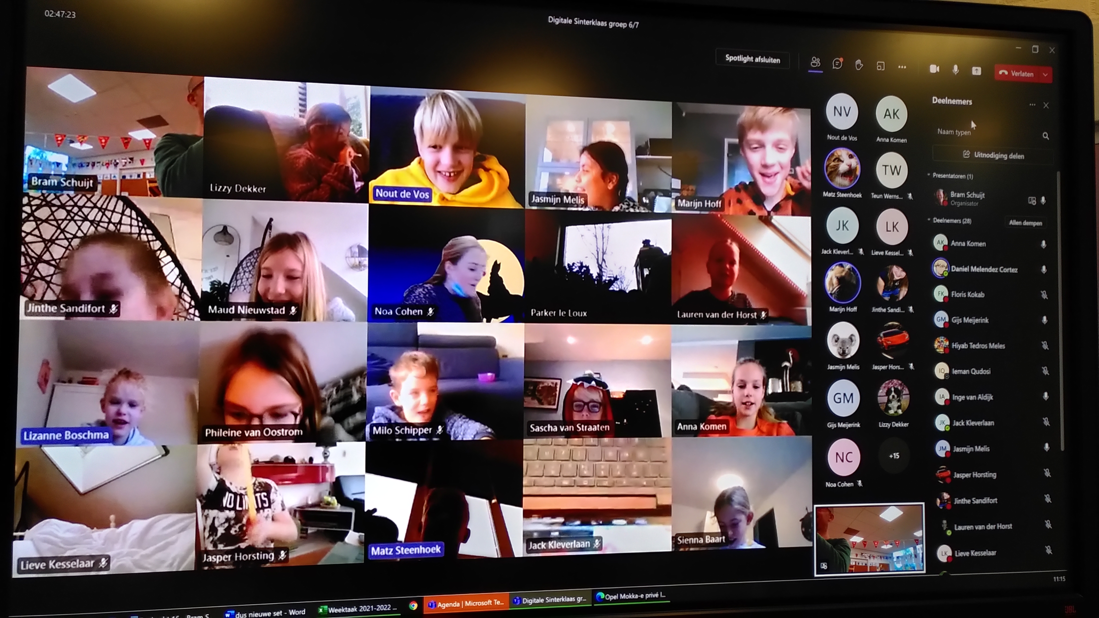 De week van groep 6/7