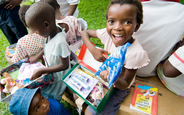 Schoenendoos actie 2022 in Heiloo: Van kinderen, voor kinderen