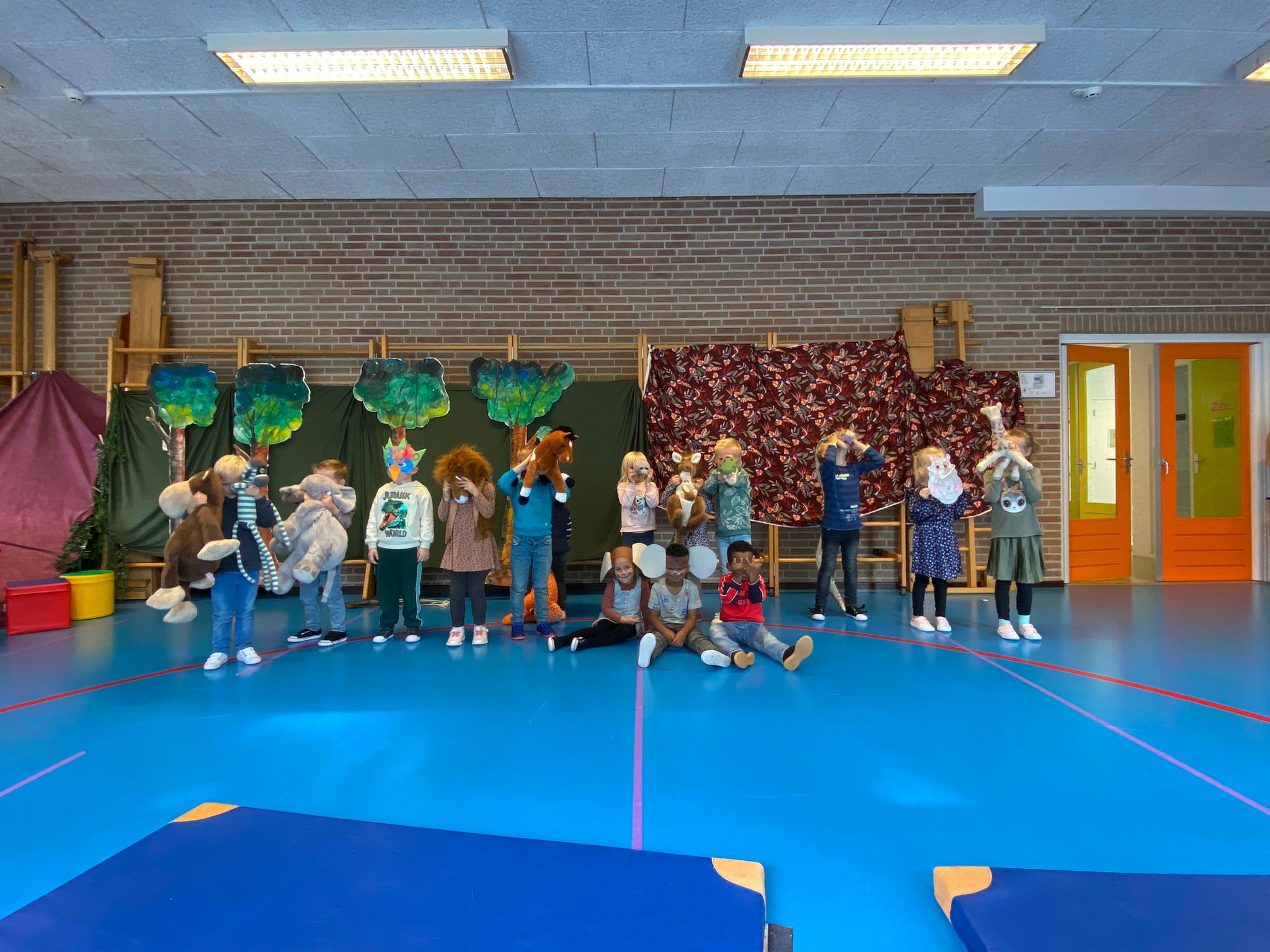 De voorstelling van groep 1-2B