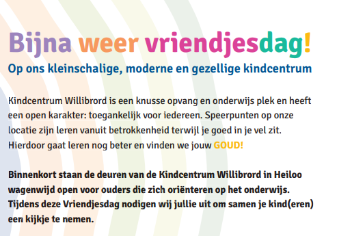 Vriendjesdag 7 februari